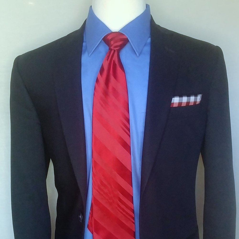 Men's Medium Blue Dress Shirt Size Small